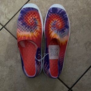 Layers 8 Tie dyed rubber shoes